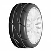 1:8 GT - T03 REVO - XM3 Soft - Mounted on New 20 Spoked FLEX White Wheel