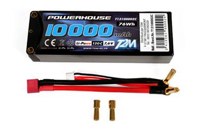 ACCUS HAUT DE GAMME LIPO 2S HV 7.6V 10000mAH 120C