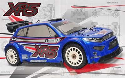 XR5 Rally Competition Rolling Chassis 2024 (sans moteur, ni réso, ni servos)