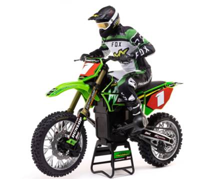 LOSI : moto Promoto-MX 1/4 Motorcycle RTR, ClubMX verte